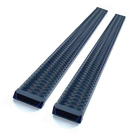 Trailfx TrailFX Running Boards Fits Cheverolet Silverado 1500 Crew Cab 2019-2025 Titanium Black Powder - Outdoor Depot