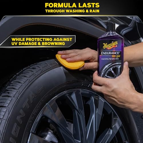 Meguiar's Meguiar’s Endurance Tire Gel, G7516, Premium Tire Shine Gel for a Lasting Glossy Finish, Helps - Outdoor Depot