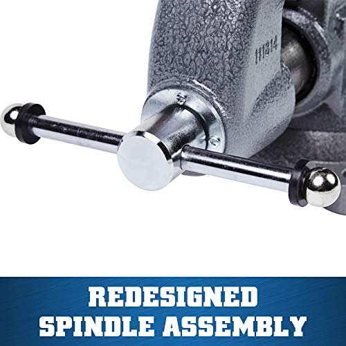 Wilton Wilton Tradesman Bench Vise, 4-1/2" Jaw Width, 3-1/2" Max Jaw Opening, 3-1/4" Throat (Model 1745) - Outdoor Depot