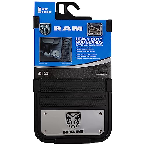 Plasticolor Plasticolor Ram Heavy Duty Rear 12 X 23 Mud Guards, 12" x 23" Rear Mud Guards by Plasticolor - Outdoor Depot