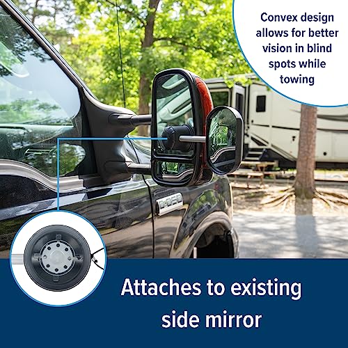Camco Camco Tow-N-See Mirror | Features Quick and Simple Installation & Attaches to Existing Side Mirror | - Outdoor Depot