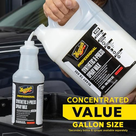 Meguiar's Meguiar's D15601 Synthetic X-Press Spray Wax for Car Detailing, Creates a Deep Shiny Look, Can Be - Outdoor Depot