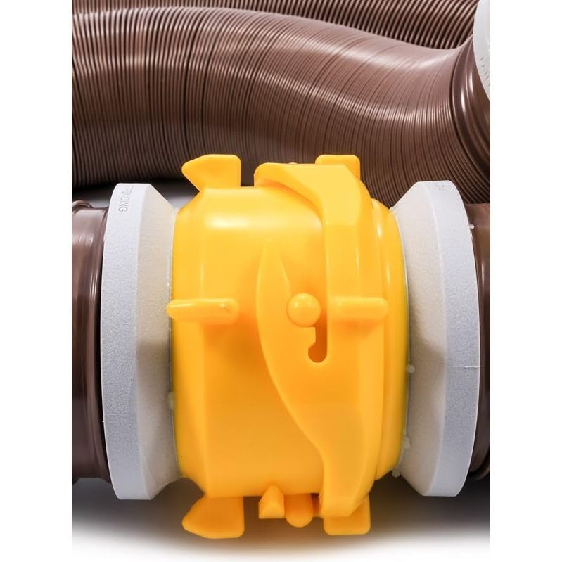 Camco Camco 39625 Revolution 20' Sewer Hose Kit with 360 Degree Swivel Fittings and 4-in1 Elbow Adapter, - Outdoor Depot