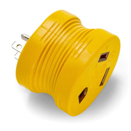 Camco Camco Heavy Duty RV Auto PowerGrip Adapter- Contoured Shape for Easy Grip and Removal, 15M/30F (15M, - Outdoor Depot