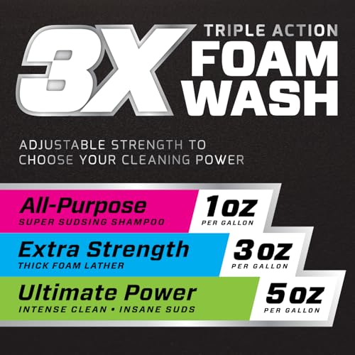 Mothers Mothers Triple Action Foam Wash, 100 oz. — pH Balanced, Eco-Friendly, Super-Sudsy, Foam Cannon, - Outdoor Depot