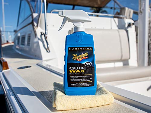 Meguiar's Meguiar's M5916 Marine and RV Quik Wax Clean and Protect, Removes Water Spots and Light - Outdoor Depot