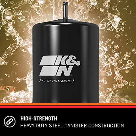 K&N K&N Gasoline Fuel Filter: High Performance Fuel Filter, Premium Engine Protection, Compatible with - Outdoor Depot