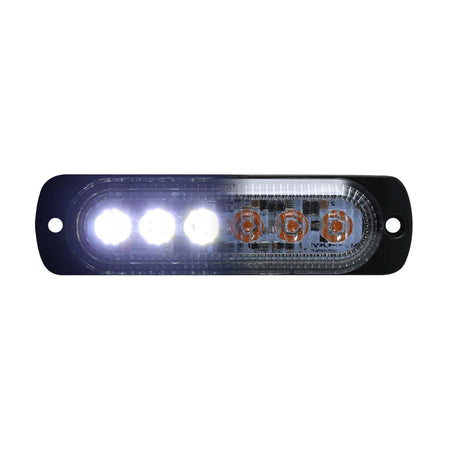 Race Sport Lighting Race Sport RS70016W-A Switching 6-LED Ultra Slim Flush Mount 19-Flash Pattern Marker - Outdoor Depot