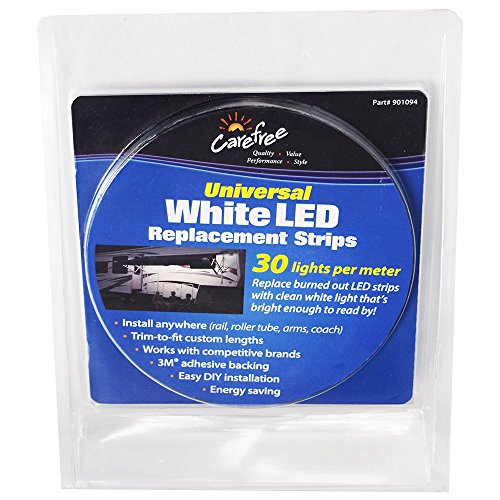 CAREFREE Carefree 901092 Universal White LED 30 LPM Replacement LED Light Strip for RV Awnings,1 Pack - Outdoor Depot