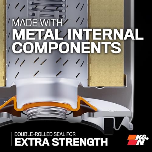 K&N K&N Premium Oil Filter: 20,000 Mile Engine Protection with Wrench Off Nut: Compatible with Select - Outdoor Depot