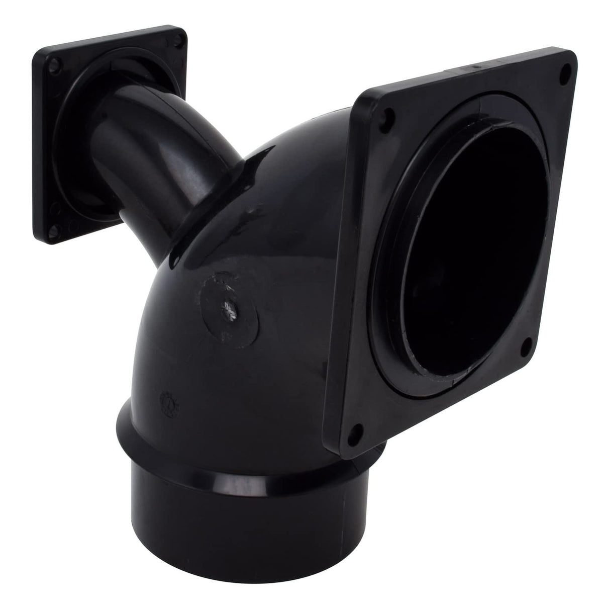 Valterra Valterra T1036 Flanged Valve Fitting - 2-Way Ell, 3" Bayonet x 3" Rotating Flange x 1-1/2" Rotating - Outdoor Depot