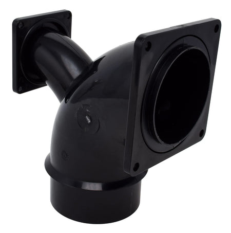 Valterra Valterra T1036 Flanged Valve Fitting - 2-Way Ell, 3" Bayonet x 3" Rotating Flange x 1-1/2" Rotating - Outdoor Depot