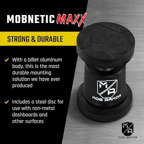 Mob Armor Mob Armor MobNetic Maxx - USA Assembled Magnetic Phone Holder for Car, Magnetic Car Phone Mount, - Outdoor Depot