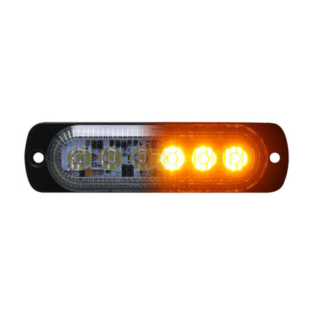 Race Sport Lighting Race Sport RS70016W-A Switching 6-LED Ultra Slim Flush Mount 19-Flash Pattern Marker - Outdoor Depot