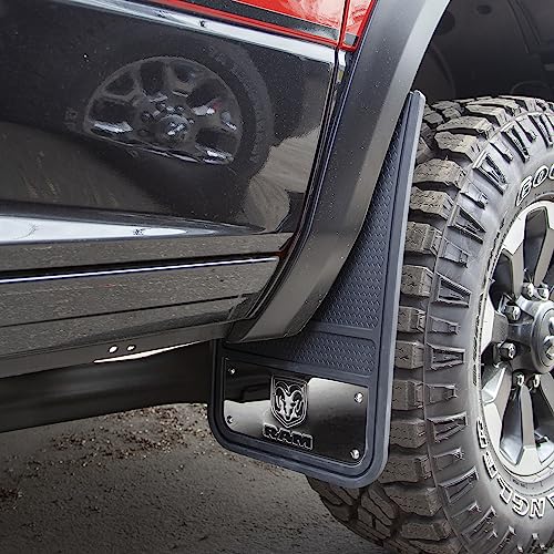Plasticolor Plasticolor Ram Heavy Duty Front 12 X 23 Mud Guards, 12" x 23" Front Mud Guards (001835R01) - Outdoor Depot