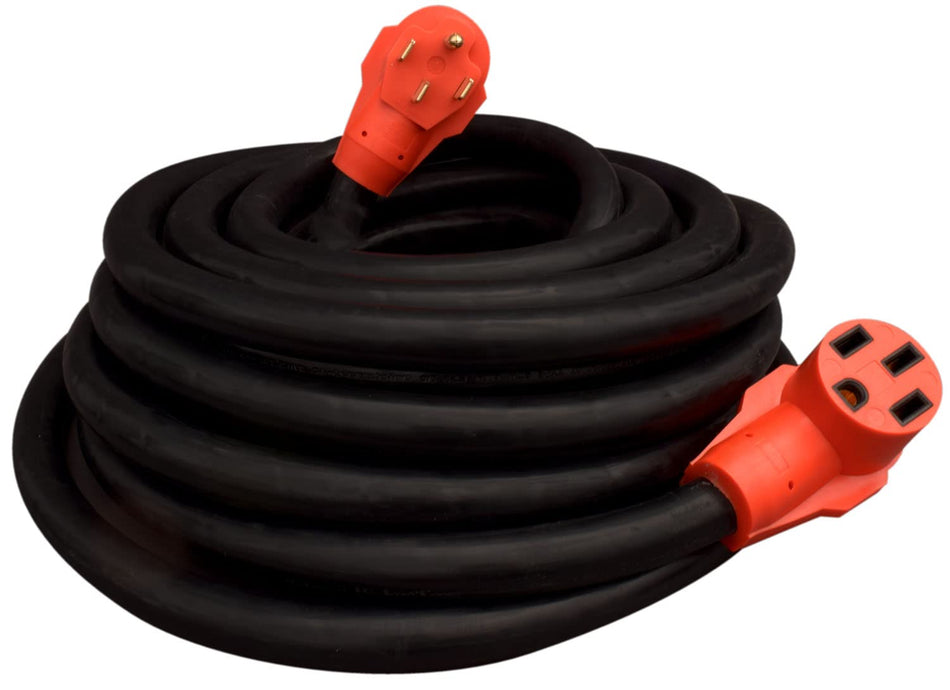VALTERRA LLC A10-5050EH Valterra  Mighty Cord RV 50-Amp Extension Cord, 50 ft., Red RV & Camper