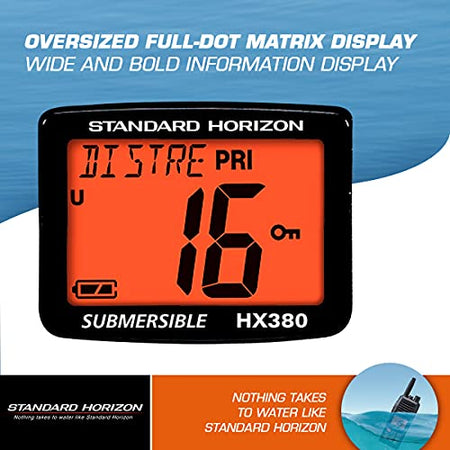 STANDARD HORIZON Standard Horizon HX380 1.5" Standard Handheld VHF - Outdoor Depot