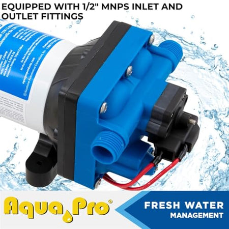 Aquapro Aquapro 21847 3.0Gpm 12V MUL-Fixture Pump - Outdoor Depot