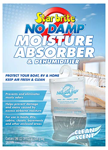 STAR BRITE STAR BRITE No Damp Moisture Absorber & Dehumidifier Hanging Bag - Simple, Portable, Humidity - Outdoor Depot