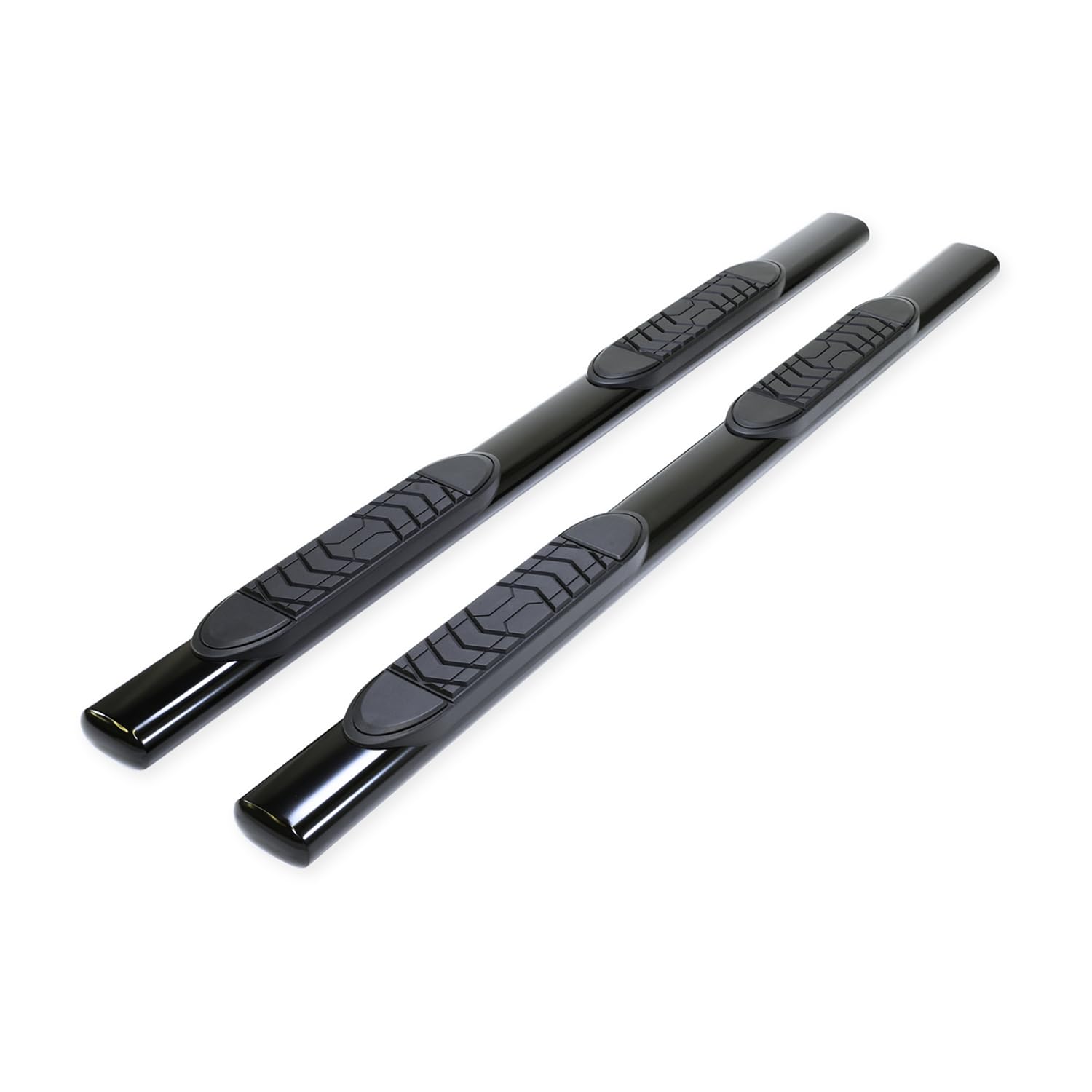 Trailfx TrailFX Nerf Bar Fits Ford F-150 Super Crew 2015-2026 Straight 5 Inch Oval Black Powder Coated Steel - Outdoor Depot