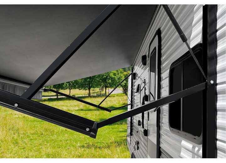 Velarium Velarium 68" Black 12V Power/Idler Arm Set - Robust Extruded Arms with 12V Powered Operation, - Outdoor Depot