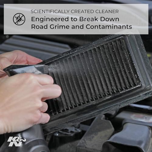 K&N K&N Air Filter Cleaning Kit: Squeeze Bottle Filter Cleaner and Black Oil Kit; Restores Engine Air Filter - Outdoor Depot
