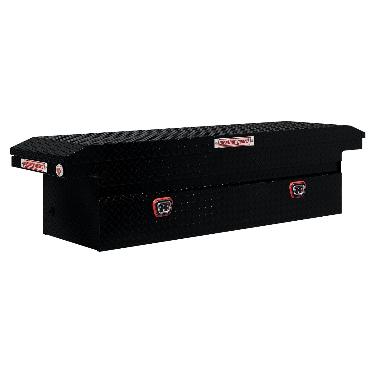 Weather Guard Weather Guard Model 121-5-04 Saddle Truck Box, Aluminum, for Full Size Trucks, Low Profile, - Outdoor Depot