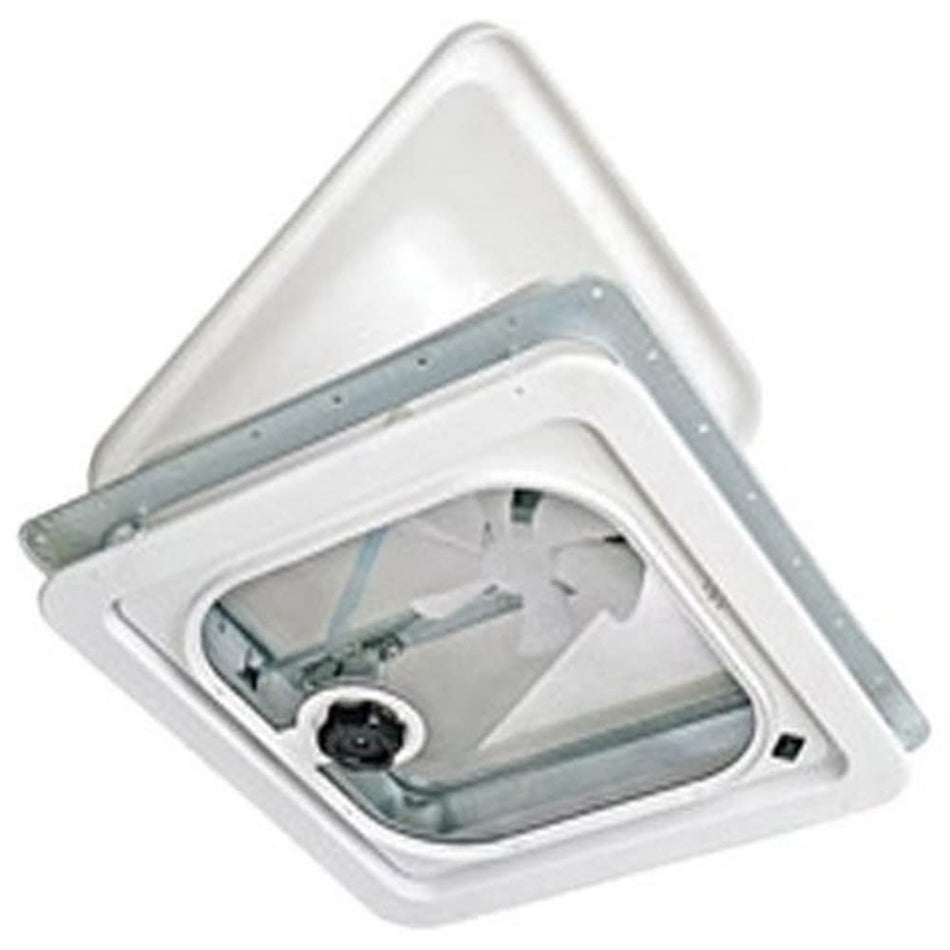 VENTLINE/DEX V209450100 Ventline V2094-501-00 Birch White 14 12V Radius Corner Vent with Po...