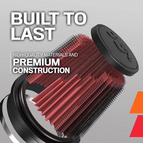 K&N K&N High-Flow Original Lifetime Universal Clamp-On Air Filter: High Performance, Premium, Washable: - Outdoor Depot