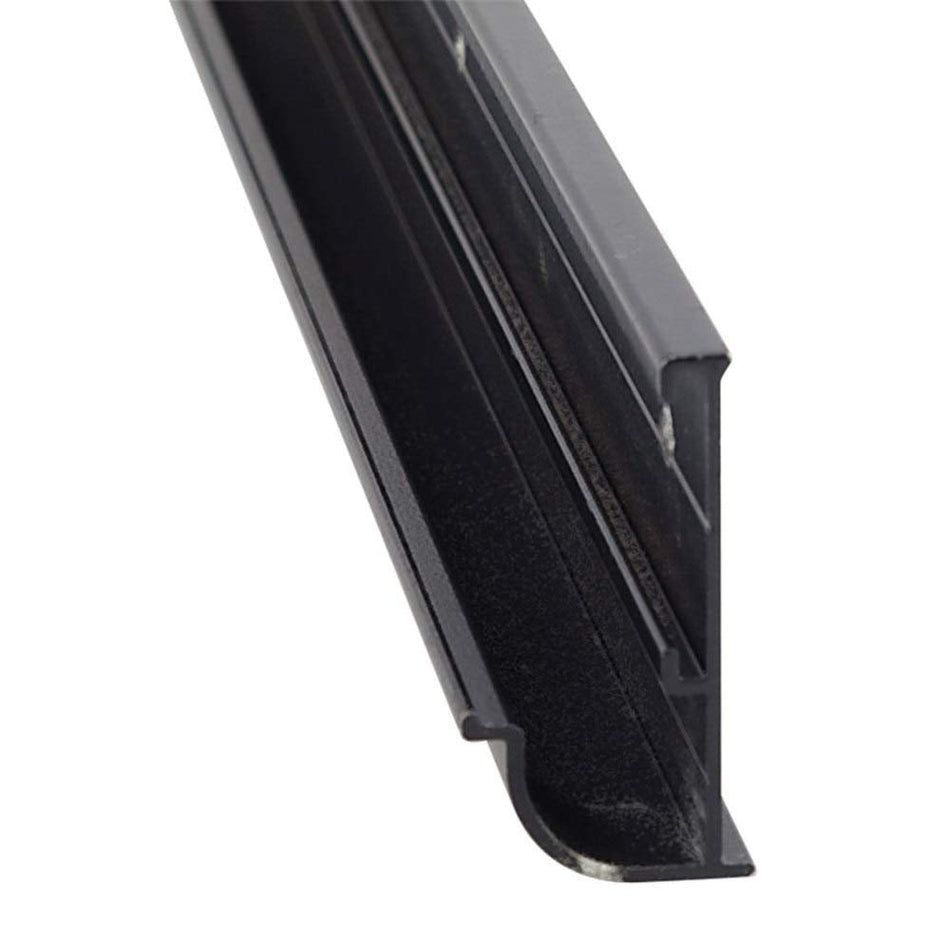 AP Products 021-56202-16 Lrg. Insert Drip Rail - 16 ft, Black