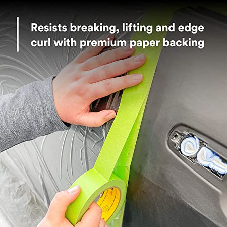 3M 3M Scotch Performance Masking Tape 233+, 26334, Green, 18 mm x 55 mm, Flexible, Moisture Resistant, - Outdoor-Depot.us