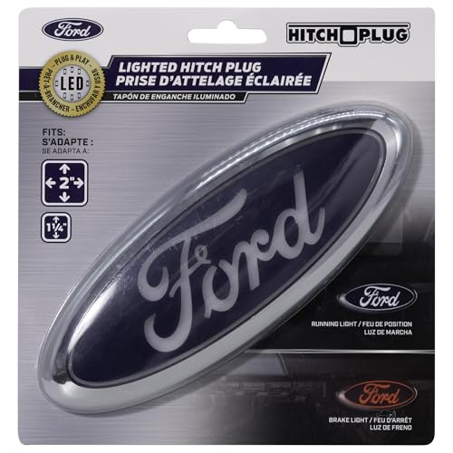 Plasticolor Plasticolor 002317R01 Ford Lighted Hitch Cover - Outdoor Depot