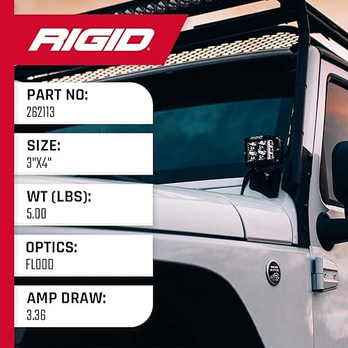 RIGID INDUSTRIES Rigid Industries D-SS Series PRO Flood LED Light Pods, Pair - Outdoor Depot