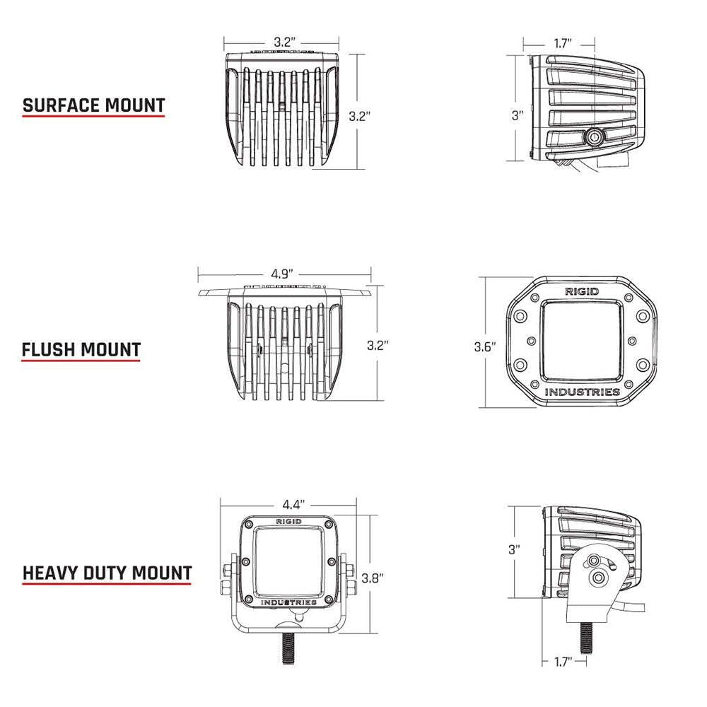 RIGID D-SERIES PRO SPOT SM /2 - Outdoor Depot