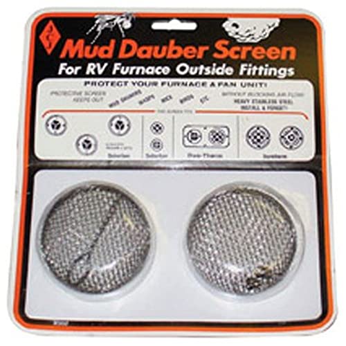JCJ JCJ M-300 Mud Dauber Screen for RV Furnace Outside Fitting - Outdoor Depot