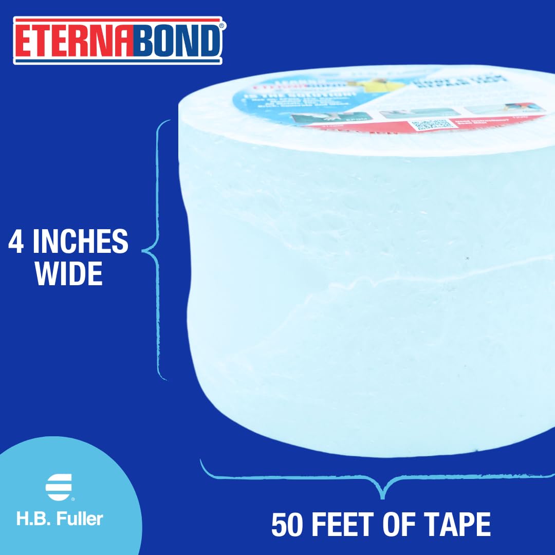 EternaBond EternaBond RoofSeal White 4" x50' MicroSealant UV Stable RV Roof Seal Repair Tape | 35 mil Total - Outdoor Depot