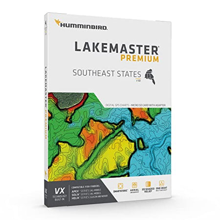 Humminbird Humminbird LakeMaster Premium Southeast States V1 Map SD Card for Fish Finders - Outdoor Depot