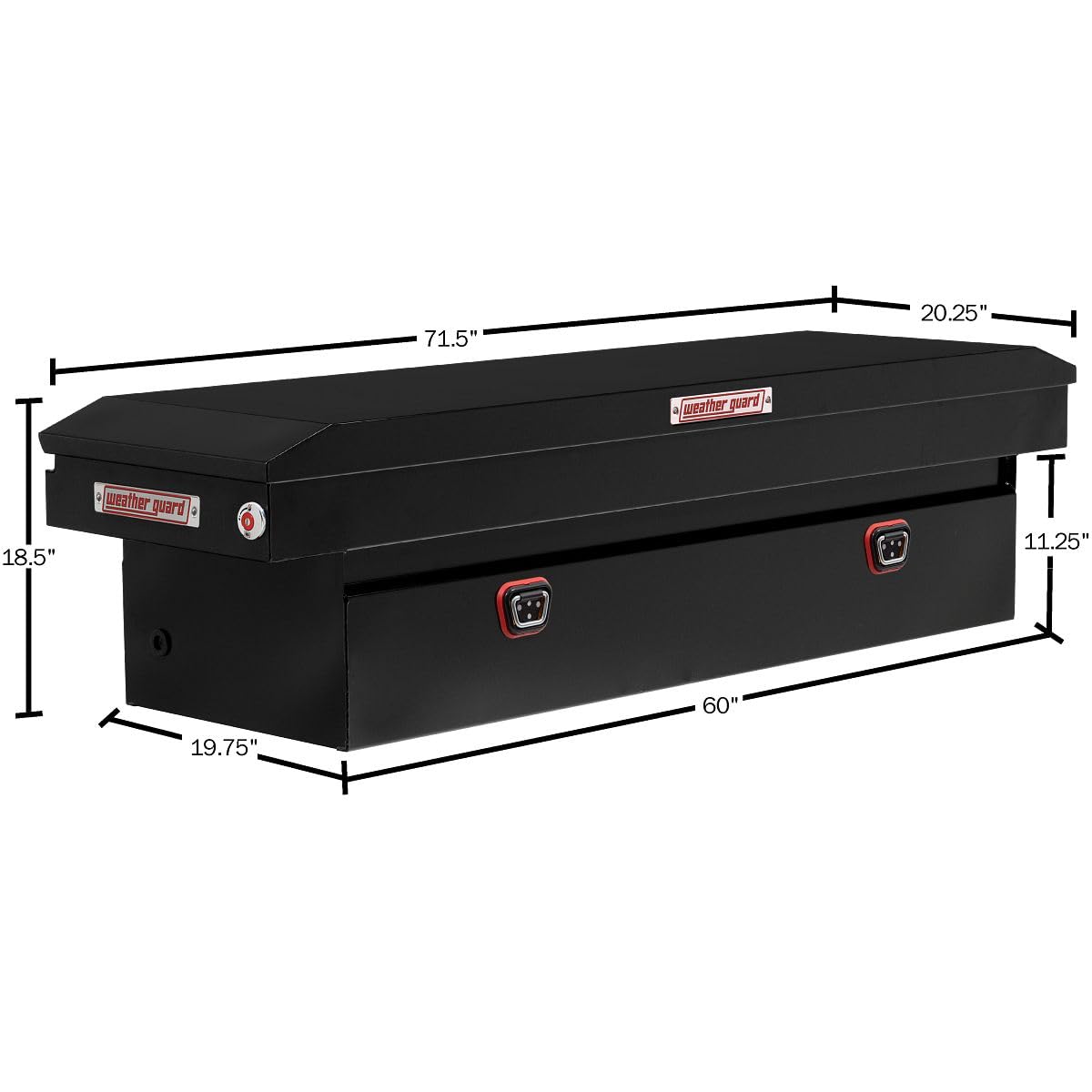 Weather Guard Weather Guard Model 126-5-04 Saddle Truck Box, Steel, for Full Size Trucks, Standard Profile, - Outdoor Depot