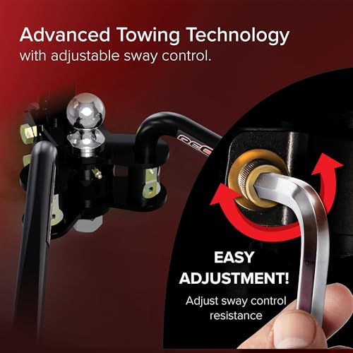 Camco Camco Eaz-Lift ReCurve R3 Weight Distribution Hitch, 1000 lb Kit with 2 5/16? Ball - Outdoor Depot