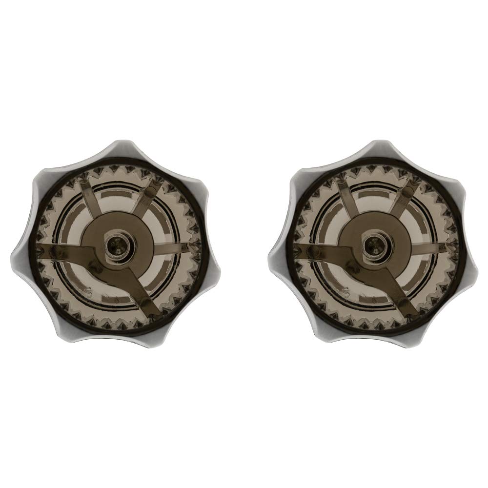 Dura Faucet Dura Faucet DF-RKS RV Replacement Hot and Cold Smoked Acrylic Knobs for Faucet - Outdoor Depot