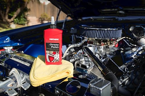 Mothers Mothers California Gold Chrome Polish, 12 oz. — Cleans & Brightens Chrome Bumpers, Wheels, Trim & - Outdoor Depot