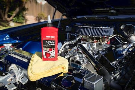 Mothers Mothers California Gold Chrome Polish, 12 oz. — Cleans & Brightens Chrome Bumpers, Wheels, Trim & - Outdoor Depot