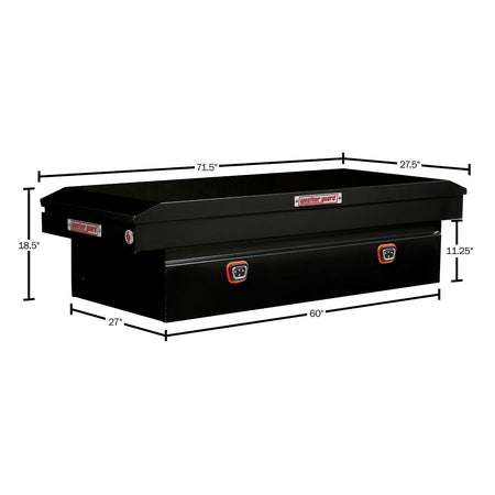 Weather Guard Weather Guard Model 116-5-04 Saddle Truck Box, Steel, for Full Size Trucks, Extra Wide, Gloss - Outdoor Depot