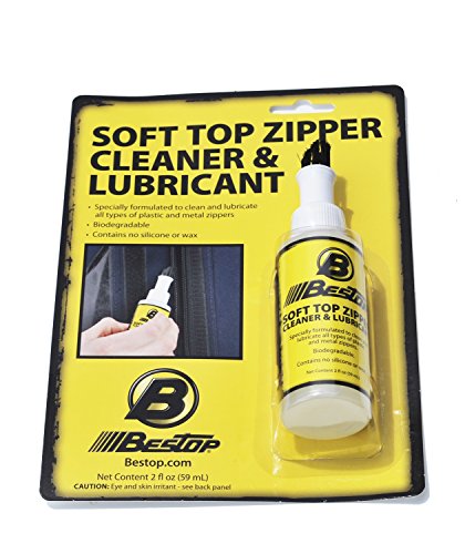 Bestop Zipper Cleaner & Lubricant 1121600 for Soft Top Zippers
