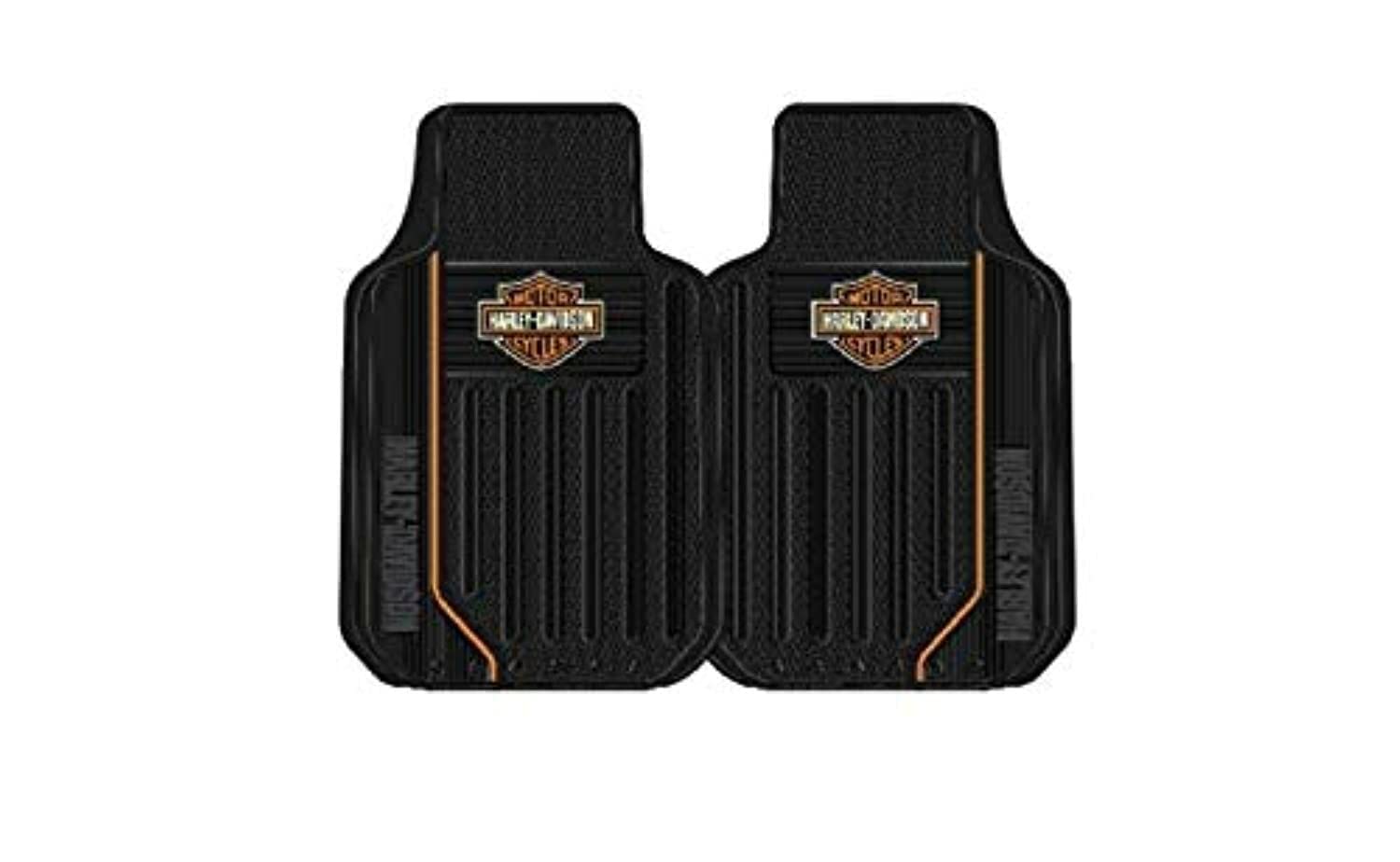 Plasticolor Harley Elite Series B&S Orange Floor Mats - Outdoor Depot