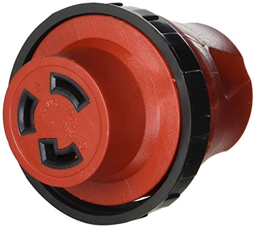 Valterra Valterra A10-1530DAVP Mighty Cord Detachable Adapter Plug - 15AM to 30AF, Red (Carded) - Outdoor Depot