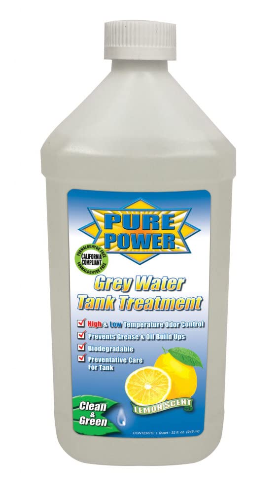VALTERRA LLC V23400 Valterra  Pure Power Gray Water Tank Treatment - 32 oz., Lemon Scent RV & Camper