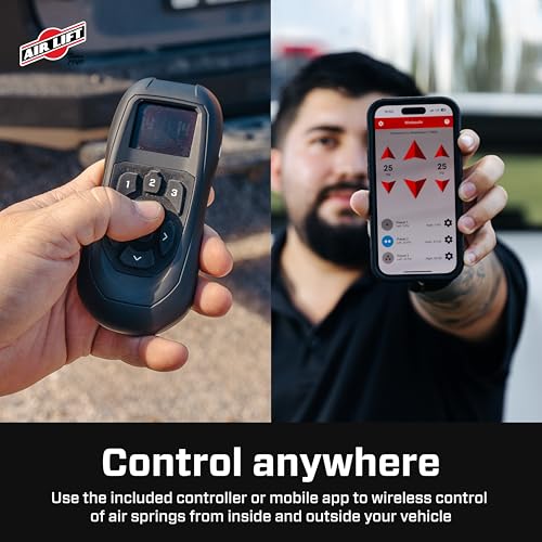 Air Lift Air Lift WirelessAir + EZ Mount, 2nd Generation On-Board Air Compressor with Mobile App - 74000EZ - Outdoor-Depot.us