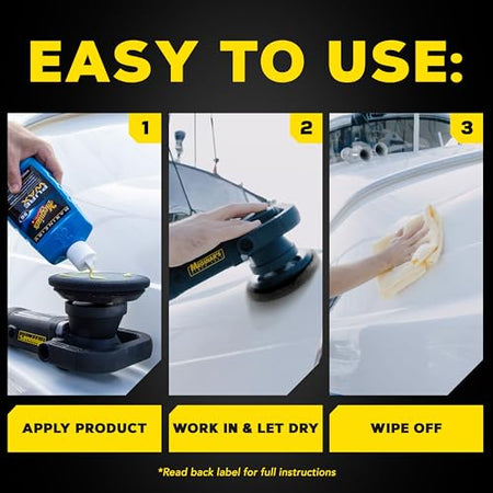 Meguiar's Meguiar's M5616 Marine/RV Pure Wax Carnauba Blend, Long-Lasting Liquid Wax for Protecting Gel - Outdoor Depot