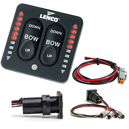 LENCO MARINE Lenco LED Indicator Integrated Tactile Switch Kit w/Pigtail f/Single Actuator Systems - Outdoor Depot